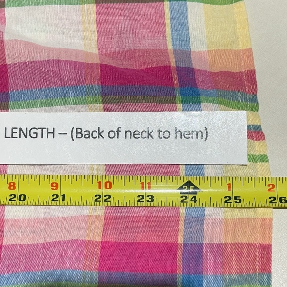 Talbots Women Irish Linen Long Sleeve Button Up Shirt Sz L Breathable Beach Prep - Picture 9 of 9